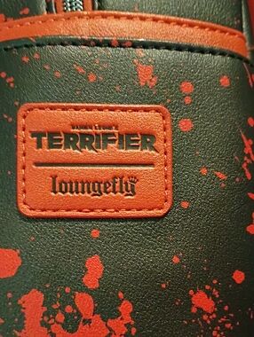 Loungefly Black & Red Terrifier Patch Backpack